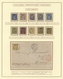 Delcampe - Französische Kolonien - Allgemeine Ausgabe: 1859/1890 (ca.), Used Collection On Written-up Album Pag - Other & Unclassified