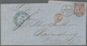 Großbritannien: 1848/1940 (ca.), Lot Of 13 Items, Varied Condition, E.g. Stampless Letter 1848 To An - Autres & Non Classés