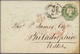 Großbritannien: 1851/1859, Group Of Four Covers To Foreign Destinations, Incl. Embossed Issue 6d. Sq - Autres & Non Classés
