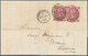 Delcampe - Großbritannien: 1861/1869, 6d. Foreign Rate Franked By Surface-printed Issues, Lot Of 52 Lettersheet - Otros & Sin Clasificación