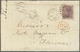 Großbritannien: 1862/1881, Group Of 14 Lettersheets/covers Bearing Surface-printed Issues, Mainly Se - Otros & Sin Clasificación