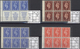 Großbritannien: 1937/1951, KGVI, U/m Assortment Of 16 Booklet Panes With CYLINDER NUMBERS, E.g. SG N - Autres & Non Classés