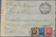 Britische Militärpost II. WK: 1944/1945, Group Of 4 Airmail Covers, Each Franked With 1 D, 2 1/2 D A - Otros & Sin Clasificación