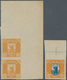 Karelien: 1922. Definitives Issue. Lot With 1 Complete Sheet Of 50 Stamps "3m Pale-blue/black" (one - Cartas & Documentos
