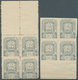 Karpaten-Ukraine: 1945, Group Of Ten Blocks Of Four (=40 Stamps), Unnmounted Mint (some With Natural - Ukraine