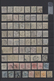 Luxemburg: 1875/1879, Definitives Coat Of Arms", Used Assortment Of 132 Stamps Of All Denominations, - Lettres & Documents