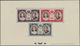 Monaco: 1956, Royal Wedding, Group Of 17 Pieces: All Eight Values Each As Epreuve De Luxe; Seven Val - Neufs