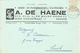 PK Publicitaire BRUGGE 1959 - A. DE HAENE - Boek- En Papierhandel - Vulpennen - Brugge