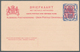 Delcampe - Niederlande - Ganzsachen: Ca 1920: Ca 26 Verschiedene Nicht Verausgabte Überdruckprovisorien Von Gan - Material Postal