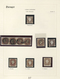 Portugal: 1853/1864, Specialised Exhibit Collection Of Embossed First Issues On Apprx. 70 Album Page - Unused Stamps