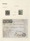 Delcampe - Portugal: 1853/1864, Specialised Exhibit Collection Of Embossed First Issues On Apprx. 70 Album Page - Unused Stamps