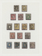 Portugal: 1853/1870, Used Collection Of 41 Classic Stamps On Album Page, Incl. Maria 1853 5r. Brown - Nuevos