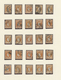 Rumänien: 1868, Carol Heads Imperforate, Used Collection Of 161 Stamps Neatly Arranged On Album Page - Autres & Non Classés