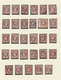 Rumänien: 1868, Carol Heads Imperforate, Used Collection Of 161 Stamps Neatly Arranged On Album Page - Autres & Non Classés