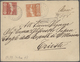 San Marino: 1890/1951, Lot Of Ca. 38 Postal Stationery Postcards, Covers And Letter Cards, FDC Used/ - Autres & Non Classés