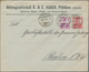 Delcampe - Schweiz: 1880-1970 Ca.: Rund 140 Belege Und Einige Briefmarken Und Blocks, Dabei über 60 Feldpost-/M - Autres & Non Classés