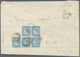 Spanien: 1866/1867, Lot With 76 Franked Domestic Covers With 4 Cs Blue (Mi.74 And 81), I.a. Cover Wi - Usados