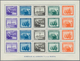 Spanien: 1938, Army And Navy Perforated And IMPERFORATED Miniature Sheets In A Lot With Ten Miniatur - Oblitérés