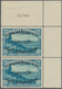 Spanien: 1938, Two Years Defence Of Madrid 45c.+2pta. Blue/pale Blue With Opt. ‚7 NOV. 1938 – SEGUND - Usados