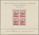 Spanien - Zwangszuschlagsmarken Für Barcelona: 1943, Casa Padellas Miniature Sheets With Opt. ‚NAVID - Impuestos De Guerra