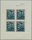 Spanien - Lokalausgaben: 1937, MONTCADA I REIXAC: Accumulation With 55 Imperforate Miniature Sheets - Emisiones Nacionalistas