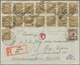Europa: 1900/52 (ca.), Briefe/gel. Gs. (22) Oft R- Oder L-, Dabei DR Infla-R-Bf. Nov. 23 N. Prag (So - Autres - Europe