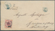 BENELUX: 1823/1943, Group Of Seven Better Entires, E.g. Four Belgien Reply Cards Returned From Switz - Autres - Europe