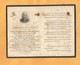 IMAGE PIEUSE CARTE MORTUAIRE GENEALOGIE FAIRE PART AVIS DECES CAMBRAI CAPITAINE ARTILLERIE INGENIEUR 1831 1912 - Esquela