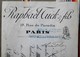 75 PARIS 10e Rue De Paradis RAPHAEL TUCK  37 TOURS  1891, Timbre Fiscal - Imprimerie & Papeterie