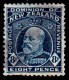 New Zealand 1909 King Edward VII 8d Indigo-blue Used  SG 393 - Used Stamps