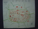 Ancien Plan De La VILLE De MONS  52 X 45 Cms - Topographical Maps