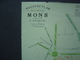 Ancien Plan De La VILLE De MONS  52 X 45 Cms - Topographical Maps