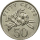 Monnaie, Singapour, 50 Cents, 1986, British Royal Mint, TTB, Copper-nickel - Singapour