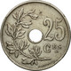 Monnaie, Belgique, 25 Centimes, 1920, B+, Copper-nickel, KM:68.1 - 25 Centimes