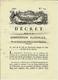 1792 REVOLUTION  DECRET CONVENTION NATIONALE LORIENT  "PORT LOUIS" Changé En "PORT DE La Liberté" - Décrets & Lois