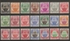 MALAYA JOHORE 1949 - 1955 SET SG 133/147 MOUNTED MINT Cat £160 - Johore