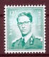 BELGIE Boudewijn Bril * Nr 1371  VLEK In B / TACHE Dans B * Postfris Xx * FLUOR PAPIER - 1953-1972 Lunettes