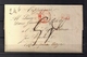 1845  PARIS, CARTA A ARROYO DEL PUERCO - CÁCERES , FECHADOR " BUREAU CENTRAL  ", MARCA P.P. Y PORTEO - 1801-1848: Precursores XIX