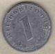 1 Reichspfennig 1943 F (STUTGART)  En Zinc - 1 Reichspfennig