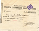 274/27 - THEME JUDAICA EGYPTE - Enveloppe Et Contenu 1945 - Ecoles De La Communauté Israélite Du CAIRE à Albert SAPRIEL - Non Classés