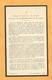 IMAGE PIEUSE CARTE MORTUAIRE GENEALOGIE FAIRE PART AVIS DECES PLANFOY 1865 BELLEGARDE EN FOREZ PRETRE 1929 PEYROT - Obituary Notices