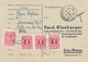 ÖSTERREICH NACHPORTO 1955 - 60 Gro + 3x1 S Nachporto Auf Firmenpostkarte - Plaatfouten & Curiosa