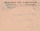 MAIRIE DE LIMOGNE LOT LETTRE EN FP 1956 POUR MR LE MAIRE SAILLAC - 1921-1960: Periodo Moderno