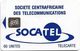 Central African Rep. - Socatel - Logo Blue, (Cn. 43745), SC5, 60Units, Used - Zentralafrik. Rep.