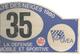 Plaque De Rallye, 16 E Rallye Des Neiges 1980 , DAS , GVEA , 2 Scans , N° 35, Frais Fr 4.75 E - Placas De Rally