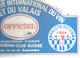 Plaque De Rallye, 25 E Rallye International Du Vin Et Du Valais , Suisse,1984 , 3 Scans , Officiel, Frais Fr 4.75 E - Plaques De Rallye