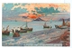 1904, Italy, Napoli, Spiaggia Dei Bagnoli, Vesuvius. Printed Art Pc, Used, Tonbridge Pmk. - Napoli (Naples)