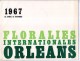 BEL ENCART DES FLORALIES D'ORLEANS 1967 - Dedicacé Par Huguette Sainson - Andere & Zonder Classificatie