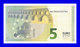 5 EURO "NA" AUSTRIA Firma DRAGHI N006 H1   CIRCULATED RARE RARE!!!! - 5 Euro