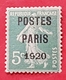 Timbre Préoblitéré N° 24 Neuf (*) GNO  TB - 1893-1947